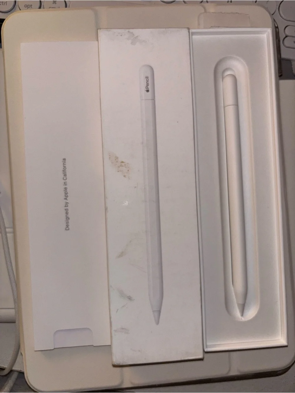 iPad Pro pencil stylist (USB-C)- White